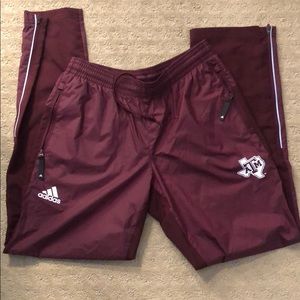 Adidas Texas A&M wind pants